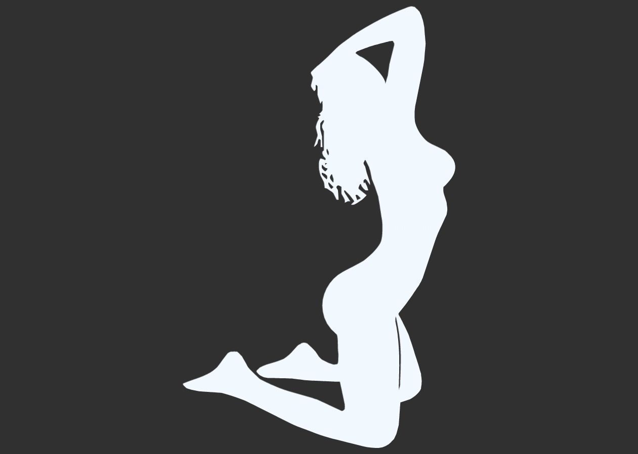 Sexy Silhouette Pack 01 3D print model_8