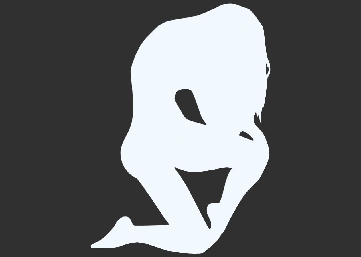 Sexy Silhouette Pack 01 3D print model_21