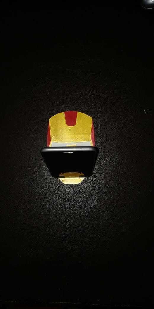 Stand cell phone Iron Man 3D print model_2