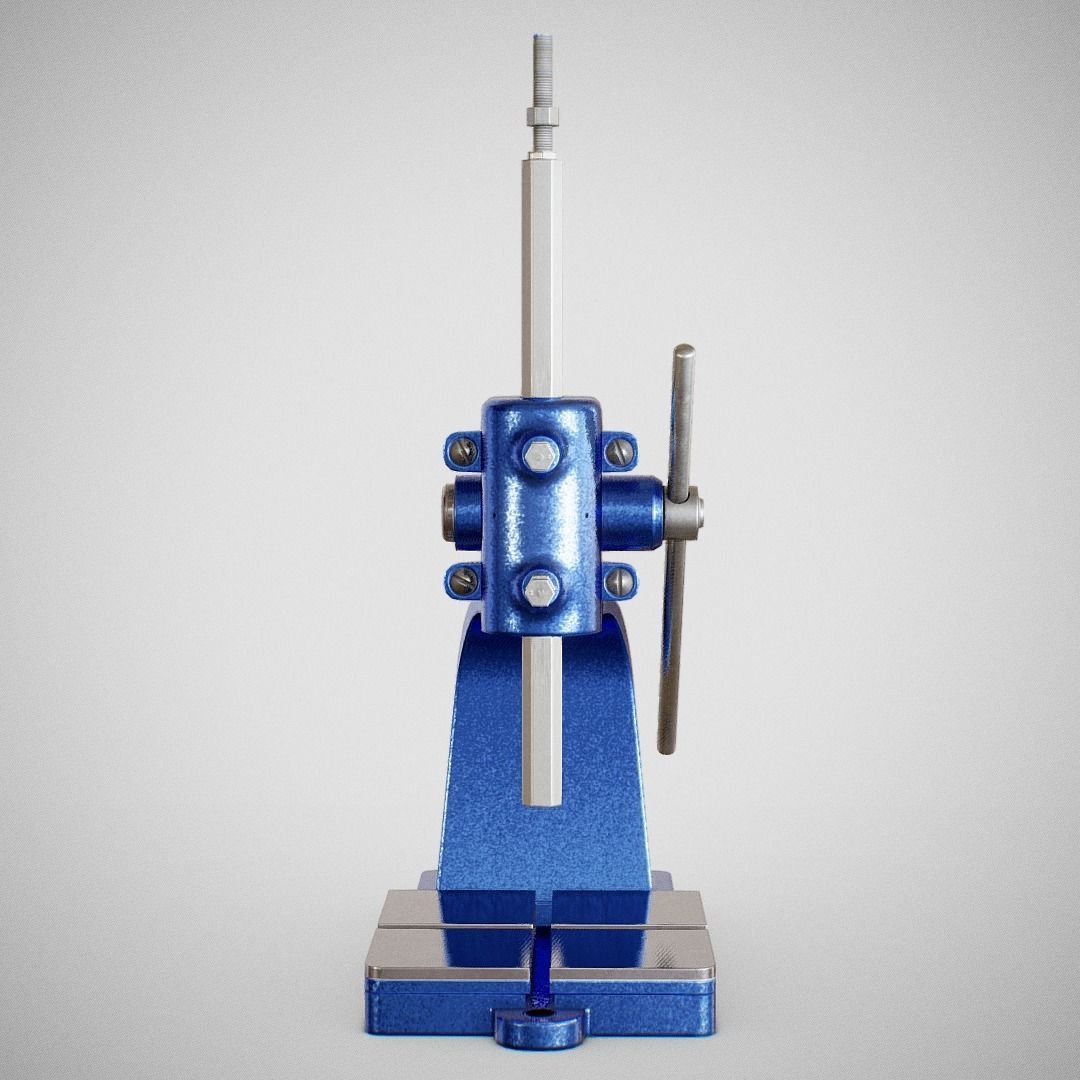 Precision Bench Press - Generic 01 Clean Low-poly 3D model_8