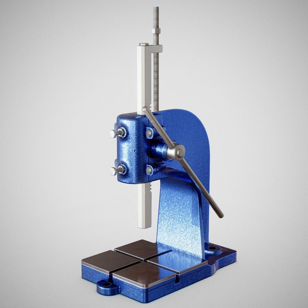 Precision Bench Press - Generic 01 Clean Low-poly 3D model_1