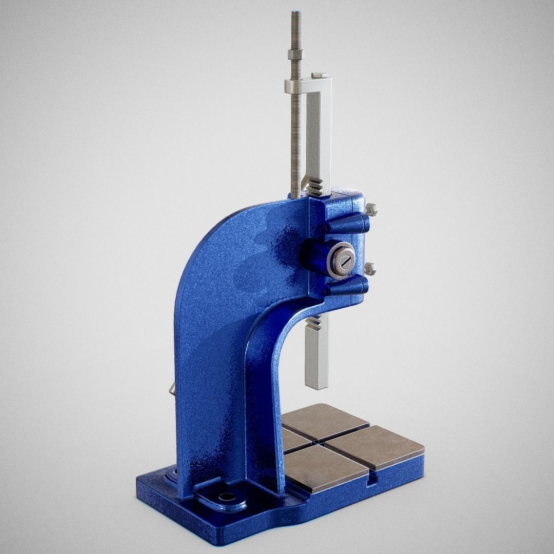 Precision Bench Press - Generic 01 Clean Low-poly 3D model_3