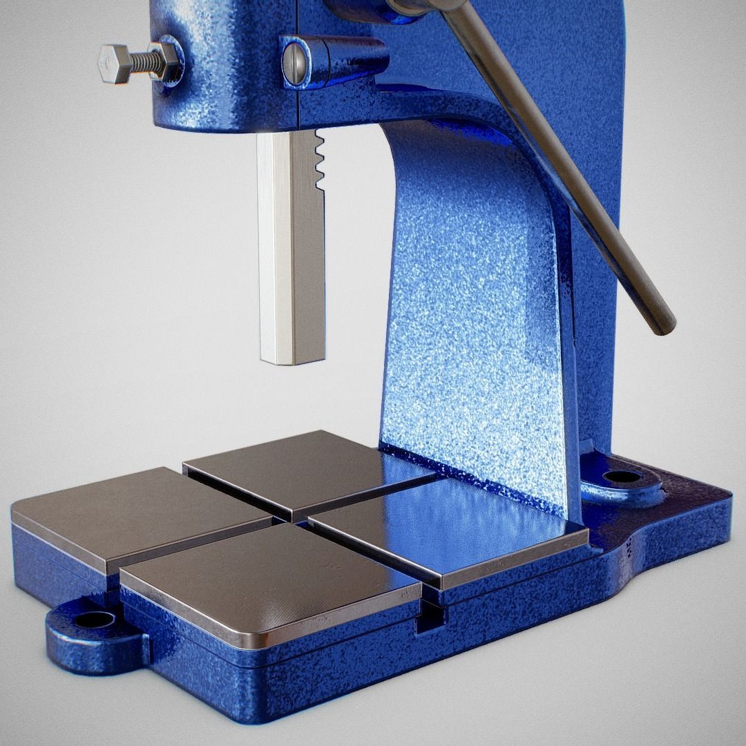 Precision Bench Press - Generic 01 Clean Low-poly 3D model_6