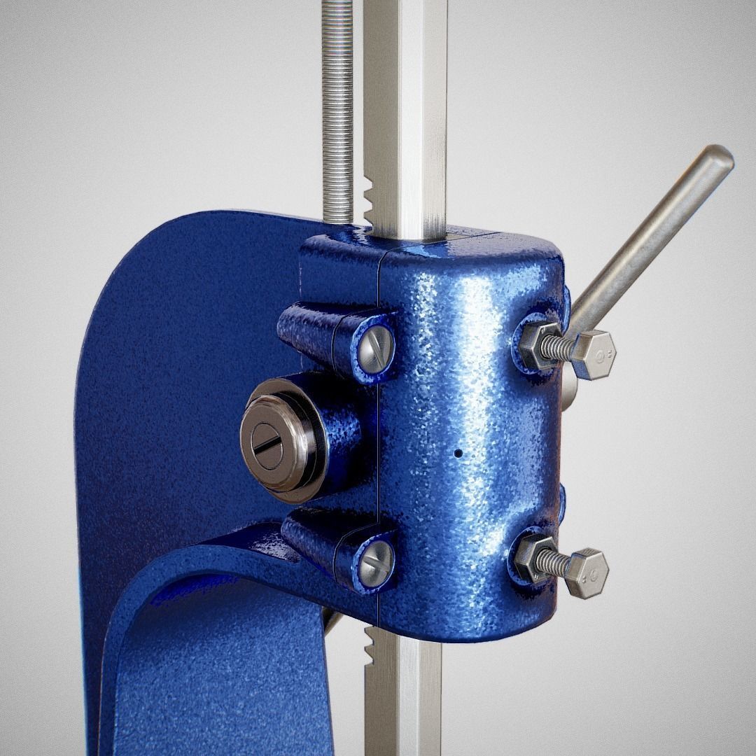 Precision Bench Press - Generic 01 Clean Low-poly 3D model_4