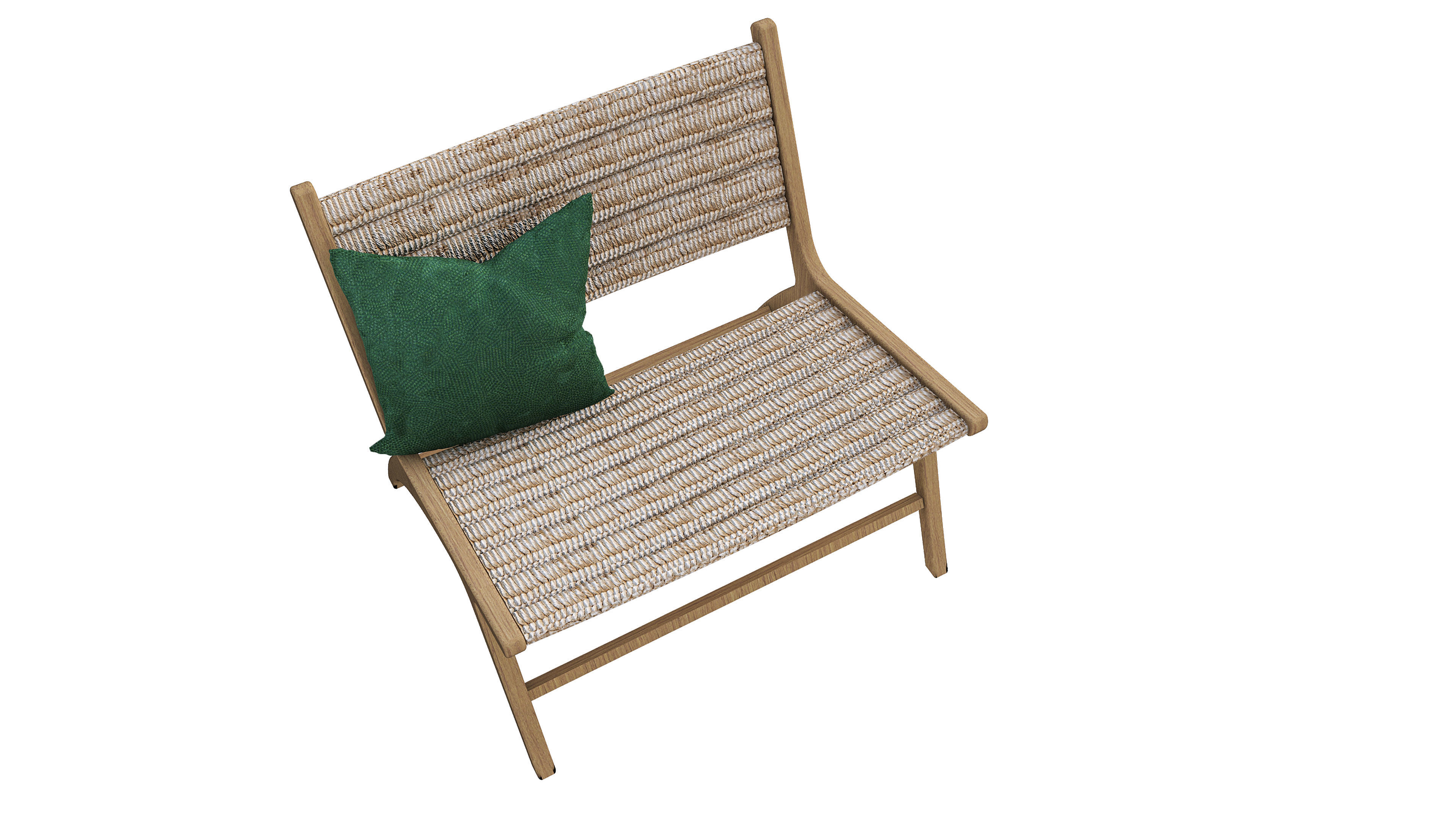 Rattan Chair 3D model_1