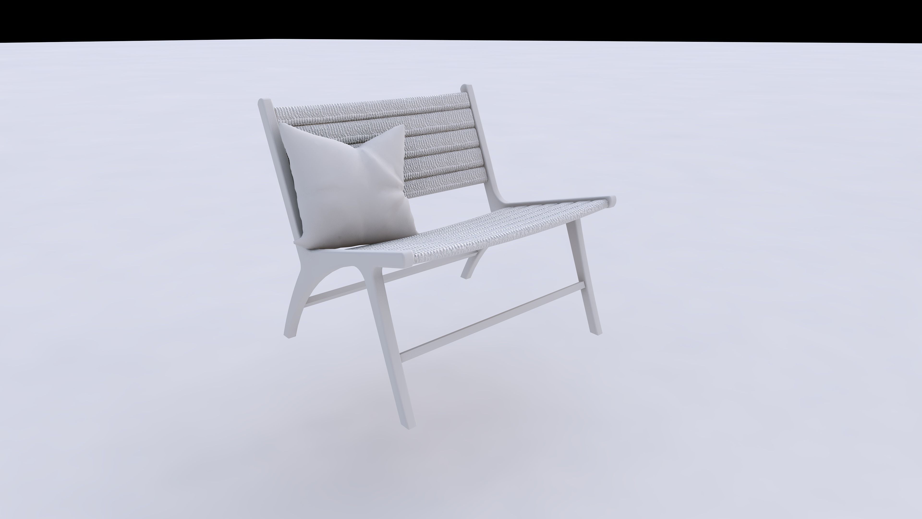 Rattan Chair 3D model_2