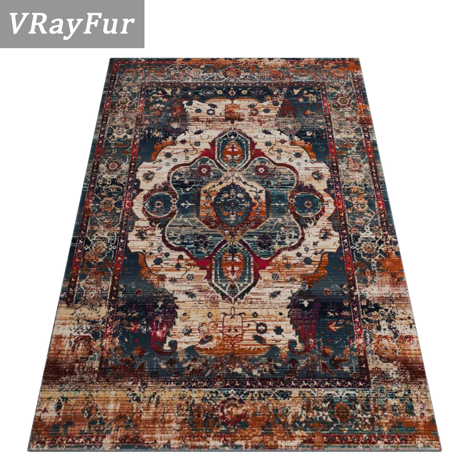 Rug Set 56 3D model_2