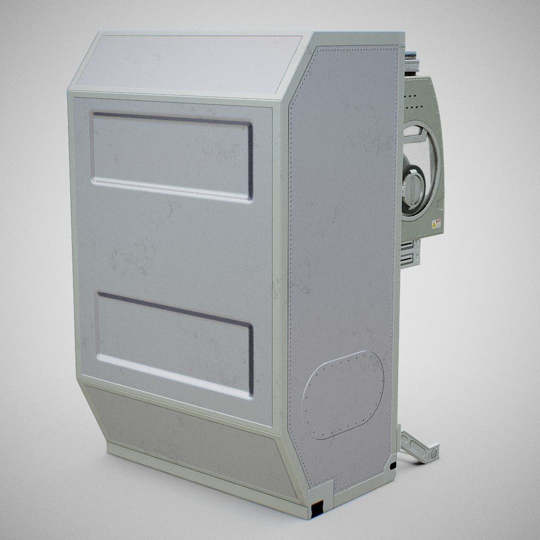 3D model Microgravity Science Glovebox - ISS MSG VR / AR / low-poly ...