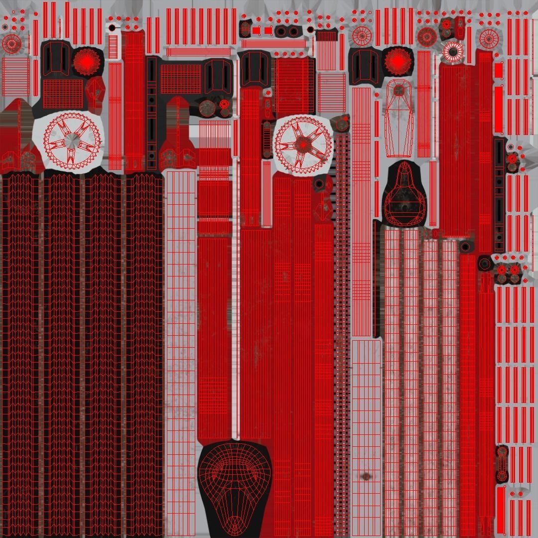 Bicycle - Monark Low-poly 3D model_21