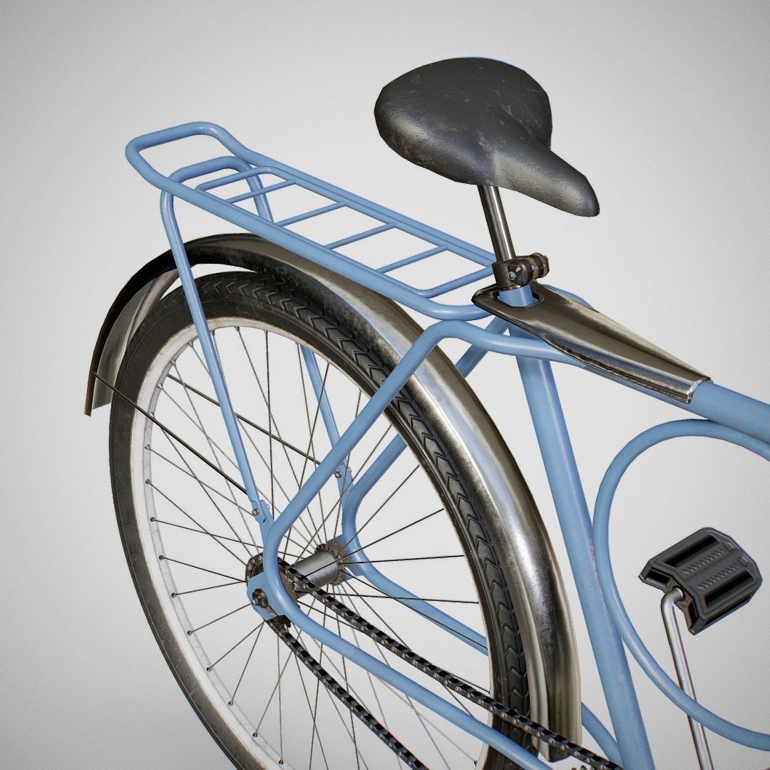 Bicycle - Monark Low-poly 3D model_18