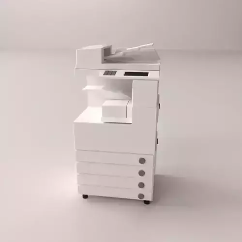 Photocopier office printer 3D model