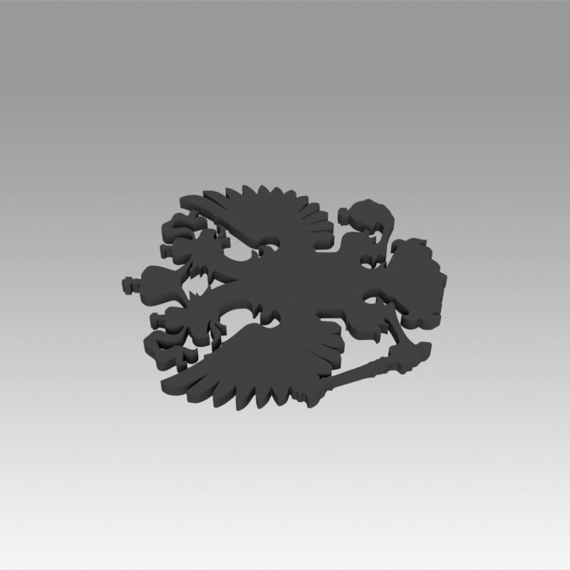 Russian coat of arms 3D model_8