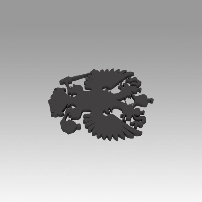 Russian coat of arms 3D model_4