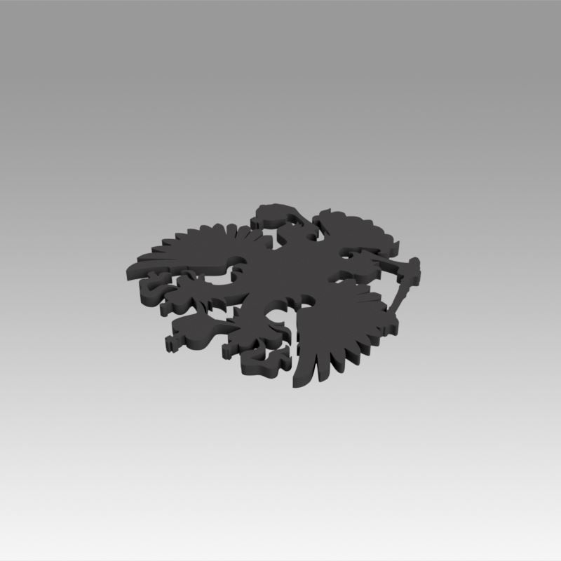 Russian coat of arms 3D model_7