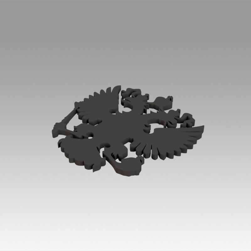 Russian coat of arms 3D model_3