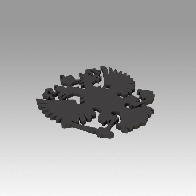 Russian coat of arms 3D model_9