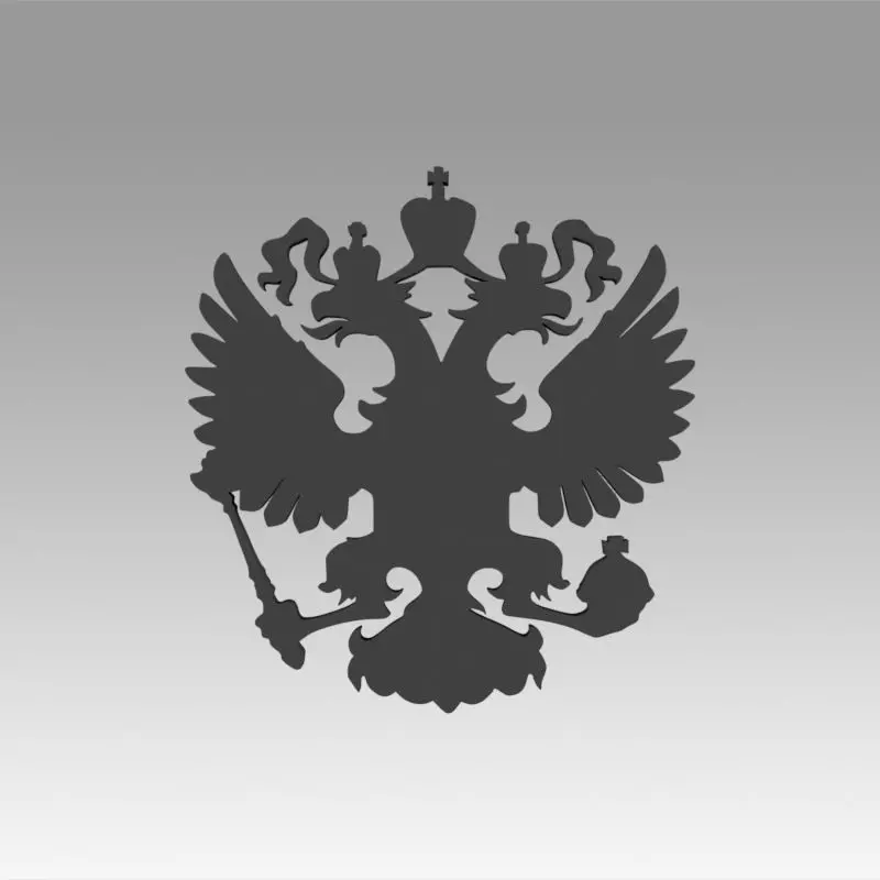 Russian coat of arms 3D model_0