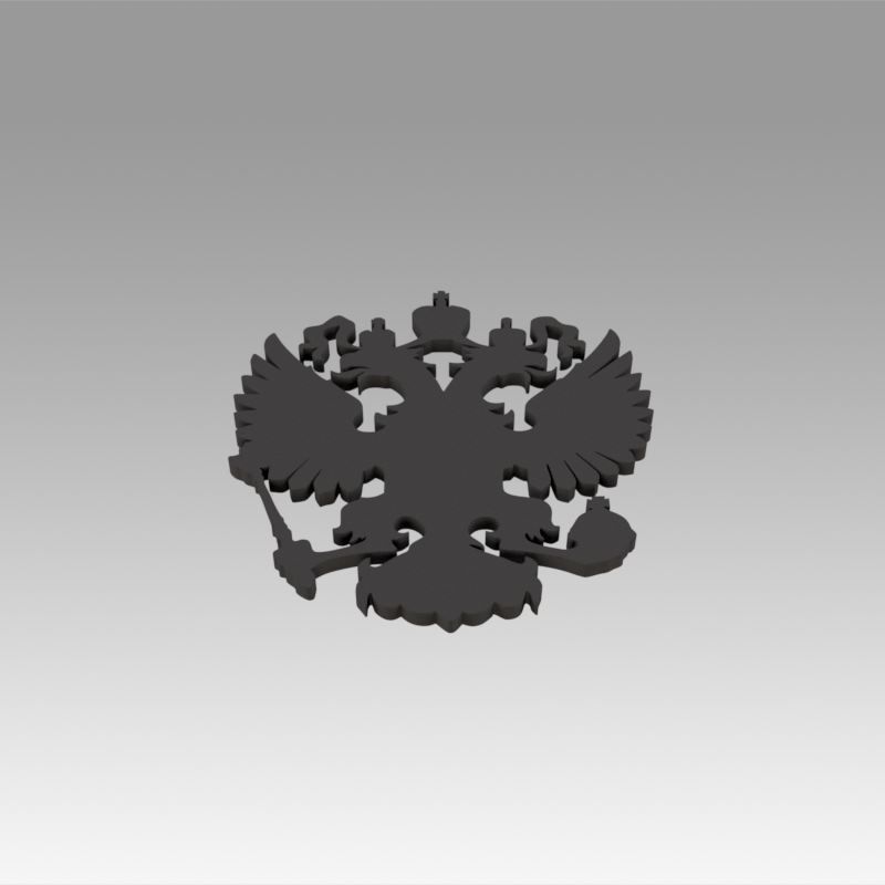 Russian coat of arms 3D model_2
