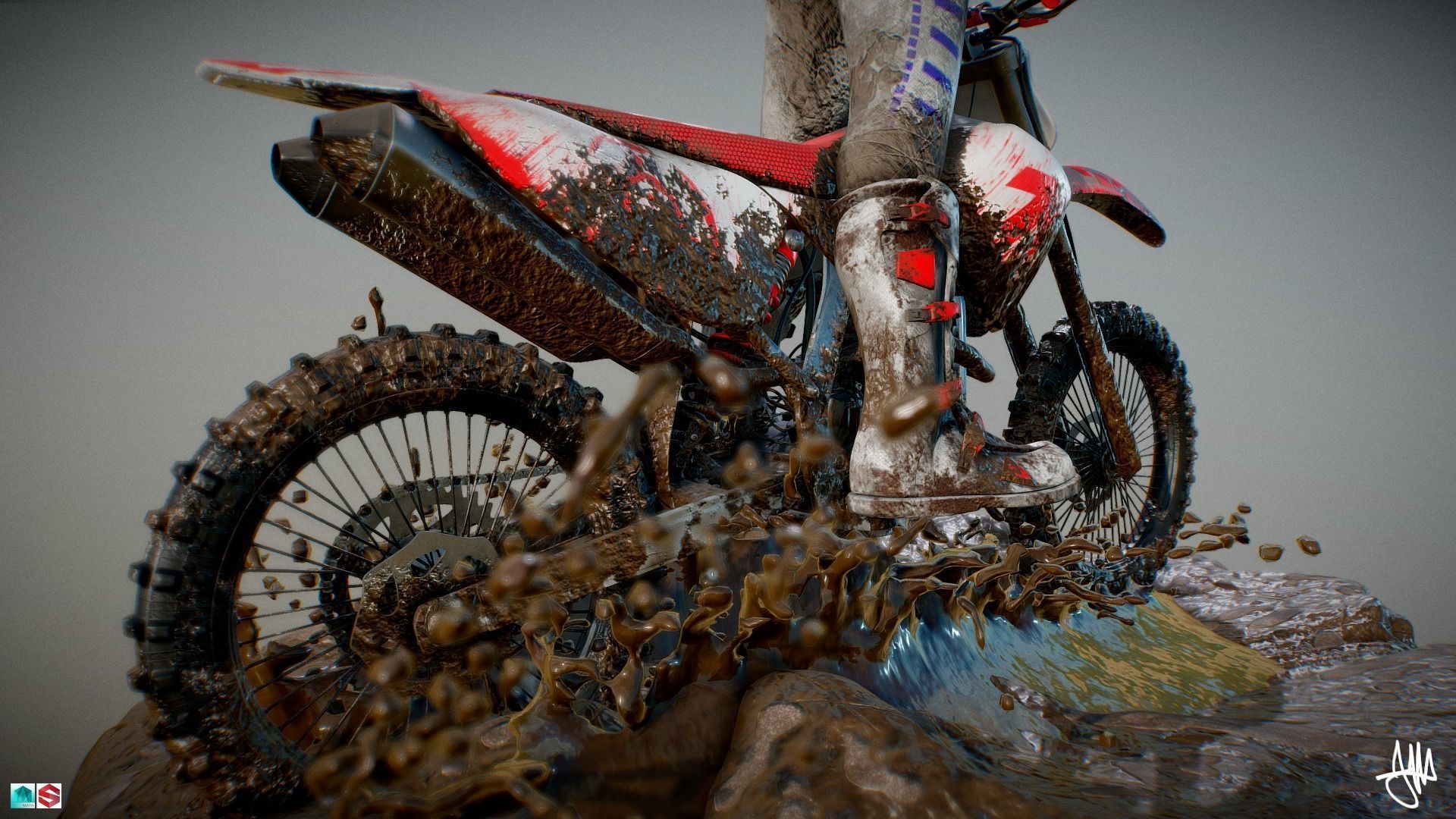 PBR Enduro on mud 360 in 3D v2 3D model_3