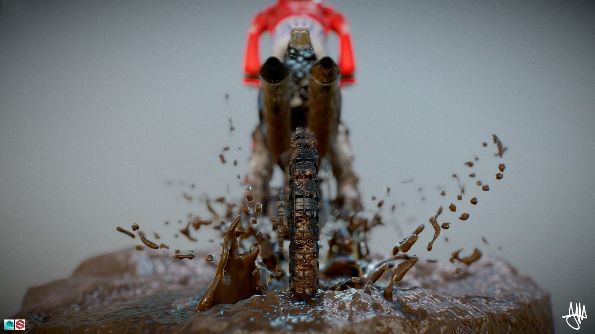 PBR Enduro on mud 360 in 3D v2 3D model_2