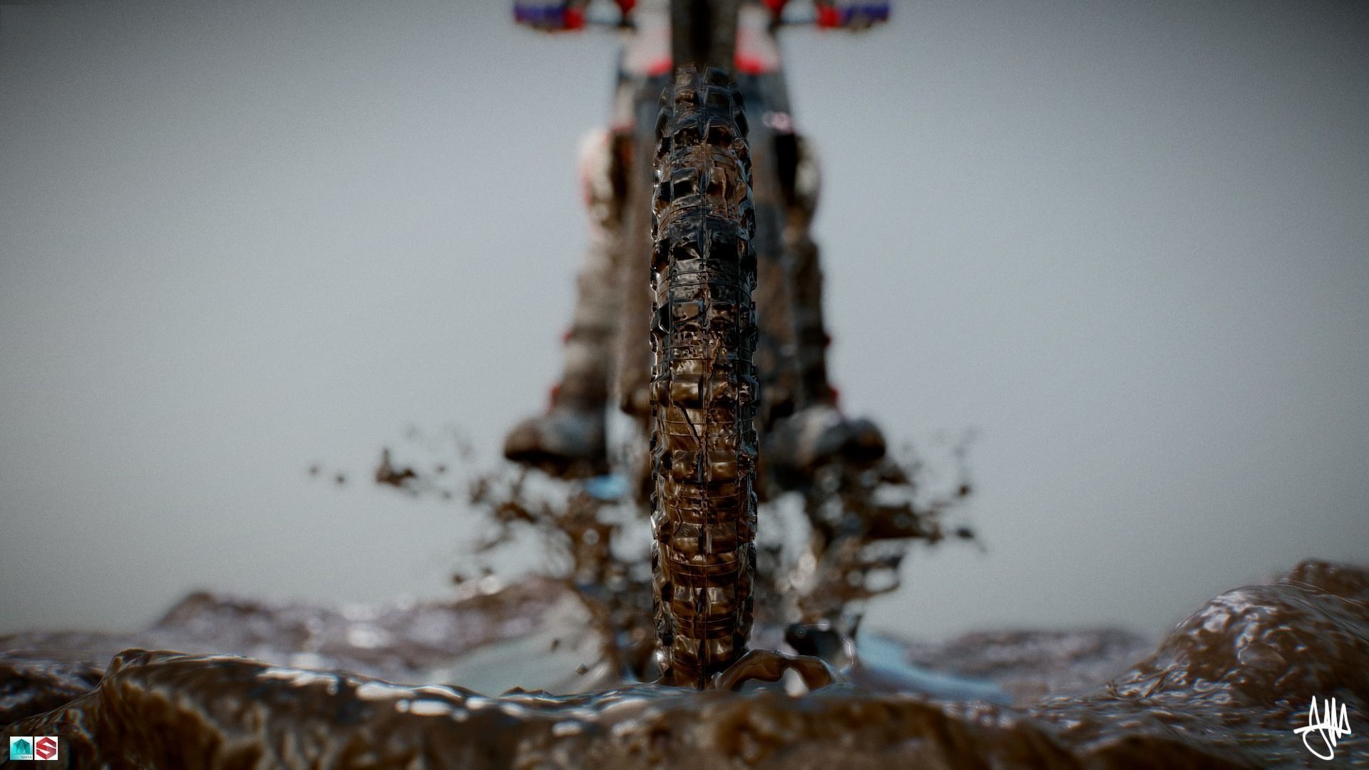 PBR Enduro on mud 360 in 3D v2 3D model_1