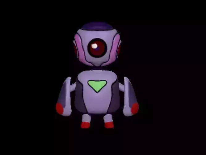 Mini Robot High Poly