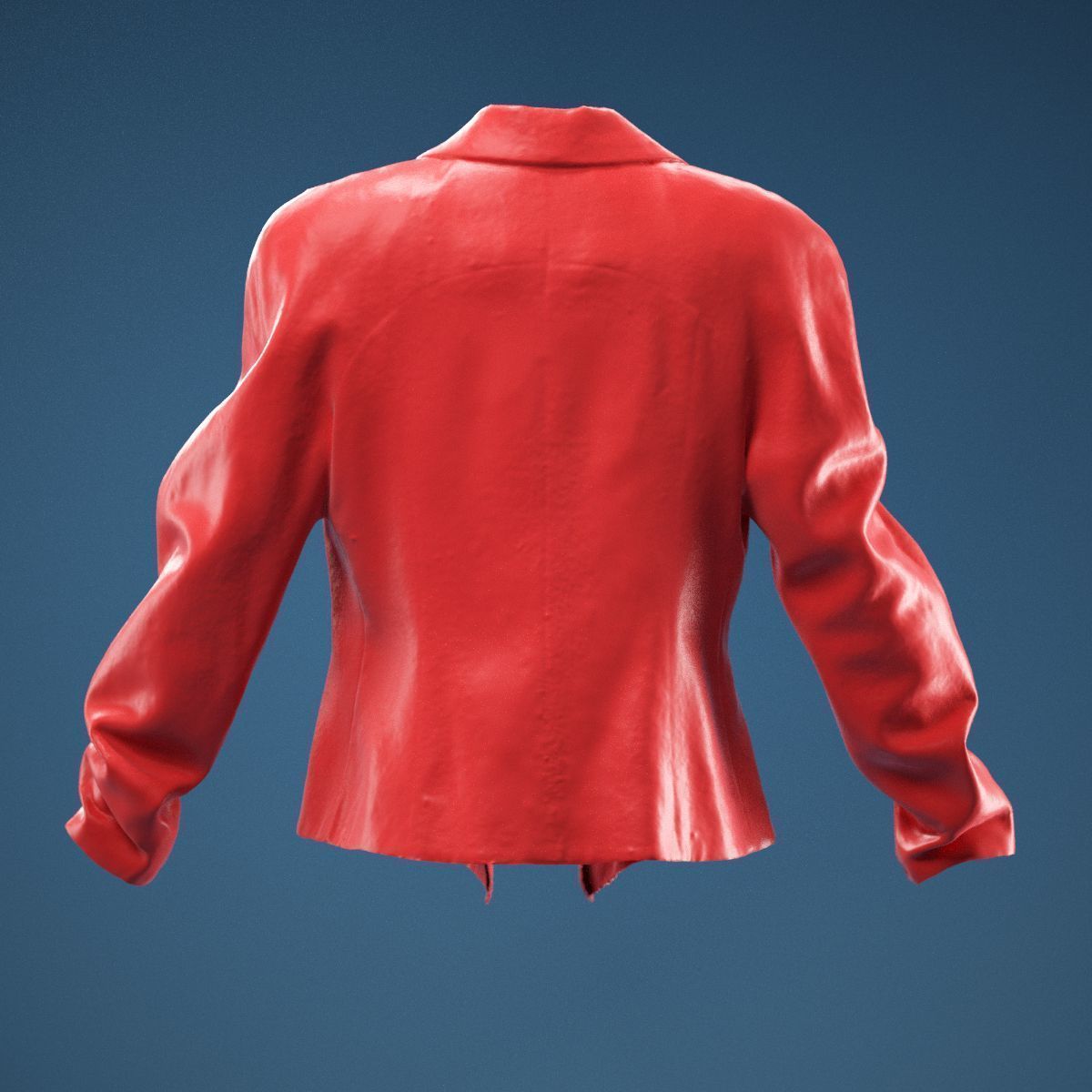 Yellow Red Green Rasta Stylish Jacket 3D model_6