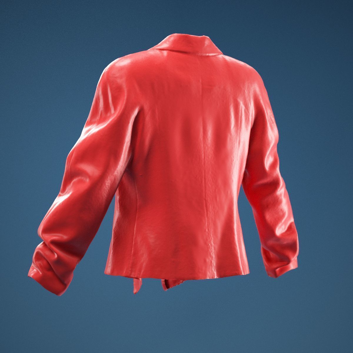 Yellow Red Green Rasta Stylish Jacket 3D model_7