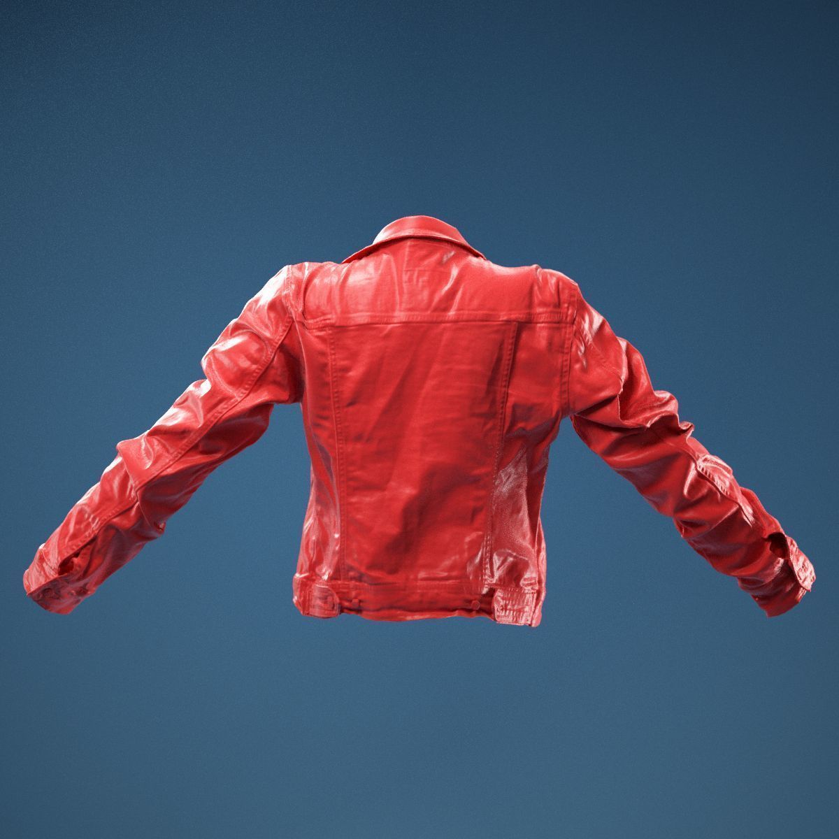 Tiny Jeans Jacket Open 3D model_6