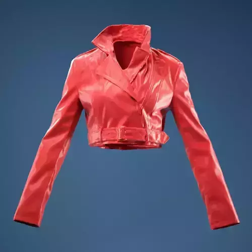 Snake Leather Jacket Closed