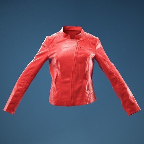Shiny Jacket Closed 3D model