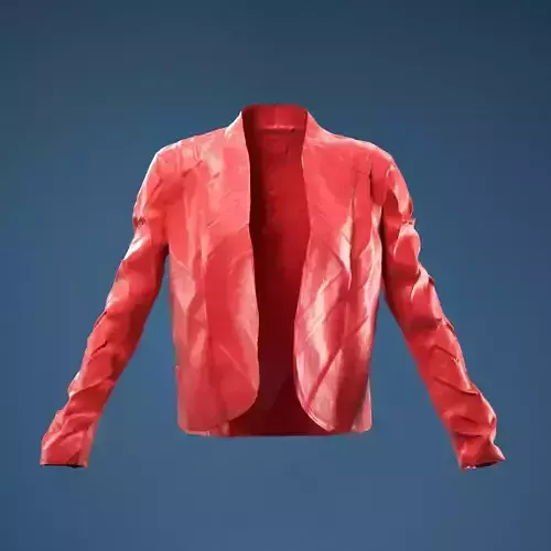 Panels Leather Jacket