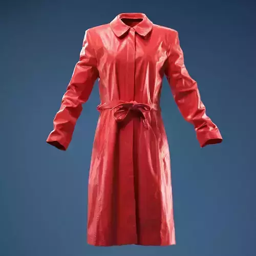 Long Black Leather Underworld Coat Closed