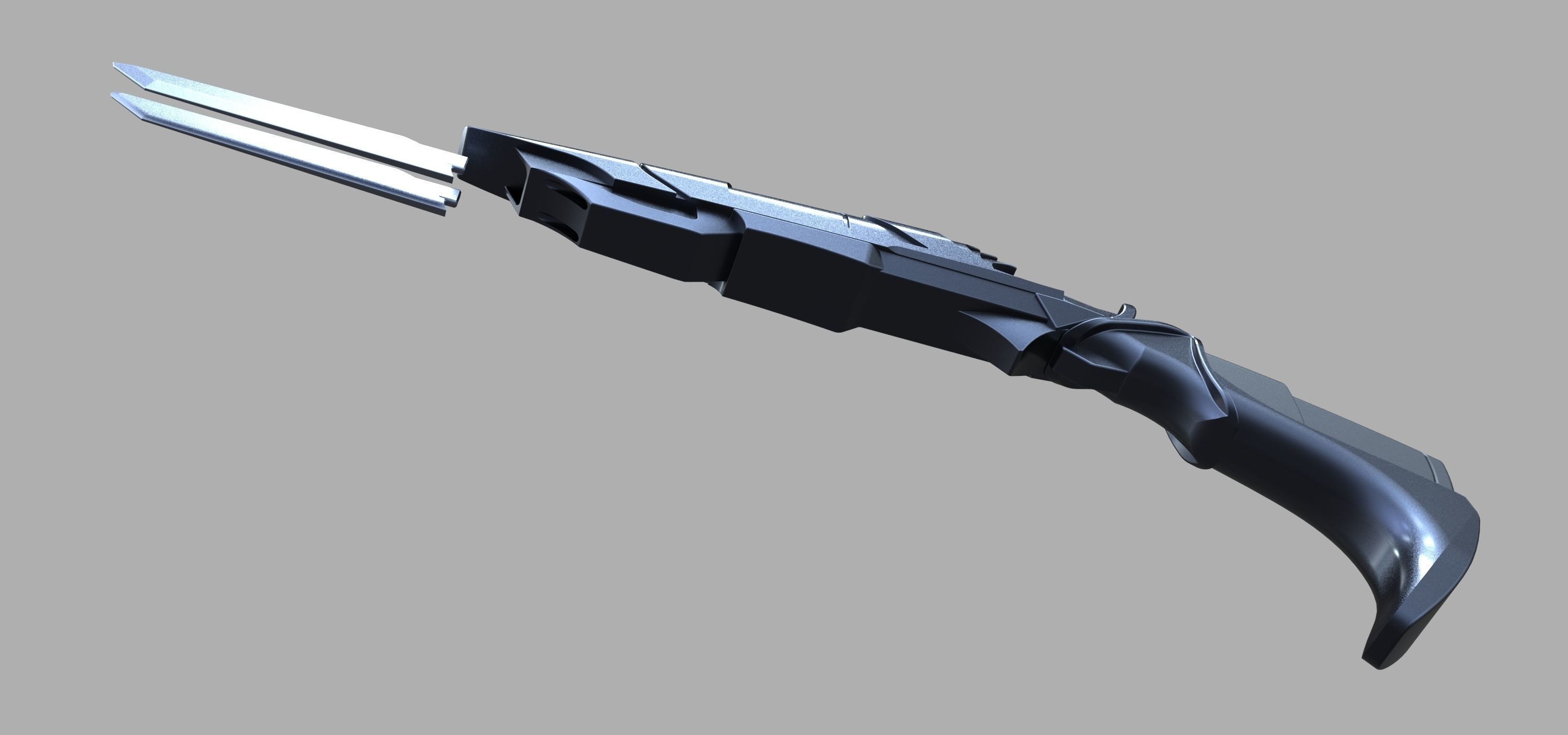 Klingon Disruptor from the movie Star Trek 3D print model_16