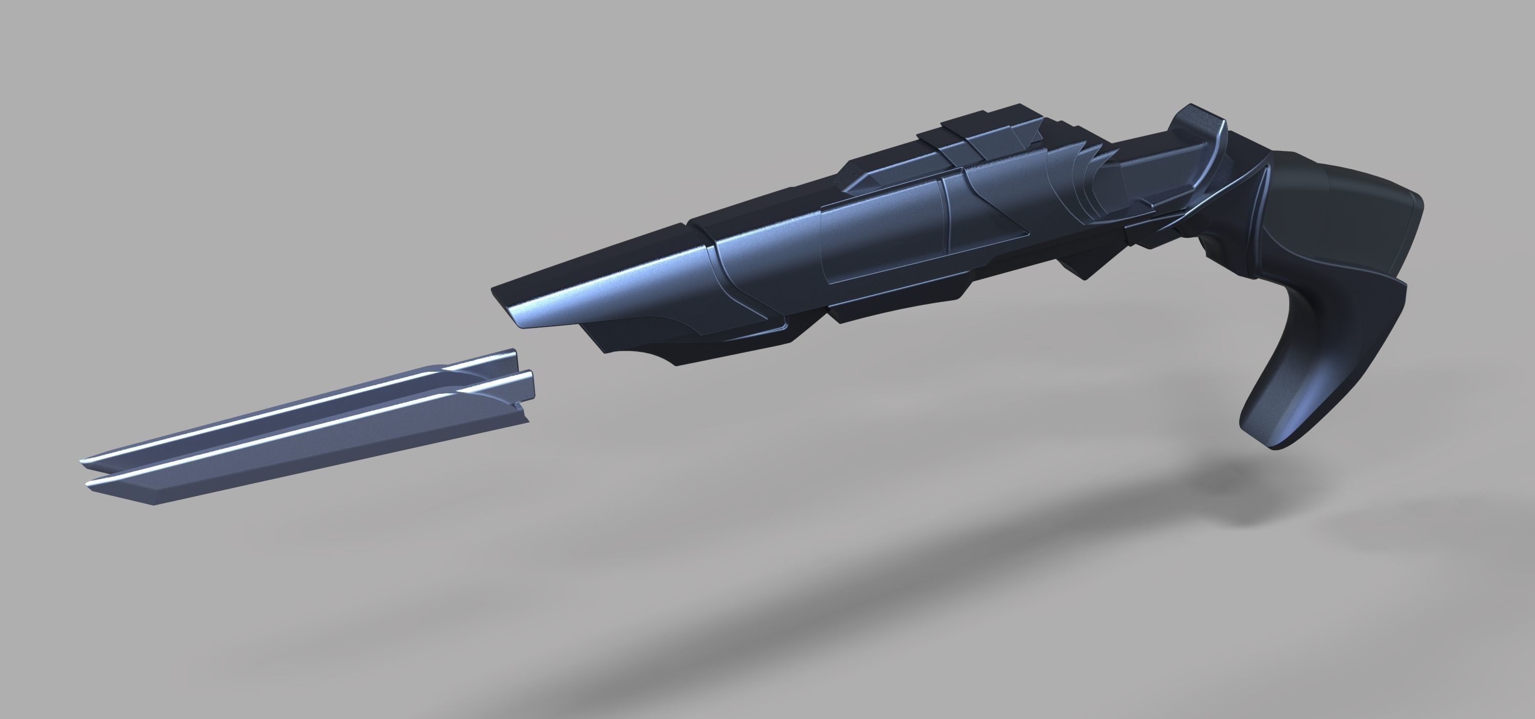 Klingon Disruptor from the movie Star Trek 3D print model_15