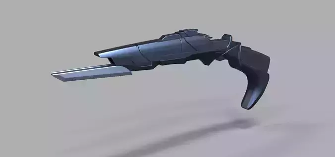 Klingon Disruptor from the movie Star Trek 3D print model