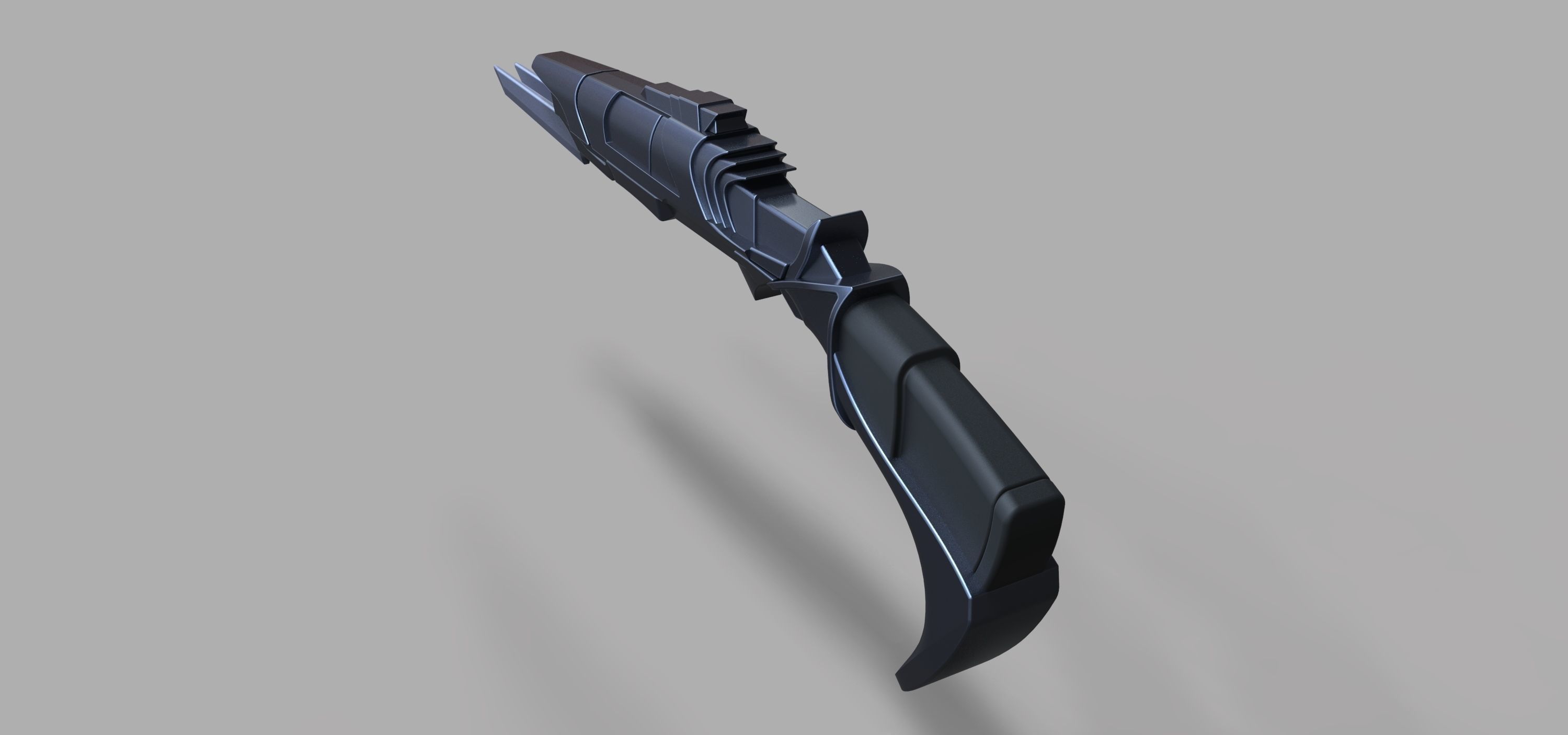 Klingon Disruptor from the movie Star Trek 3D print model_12