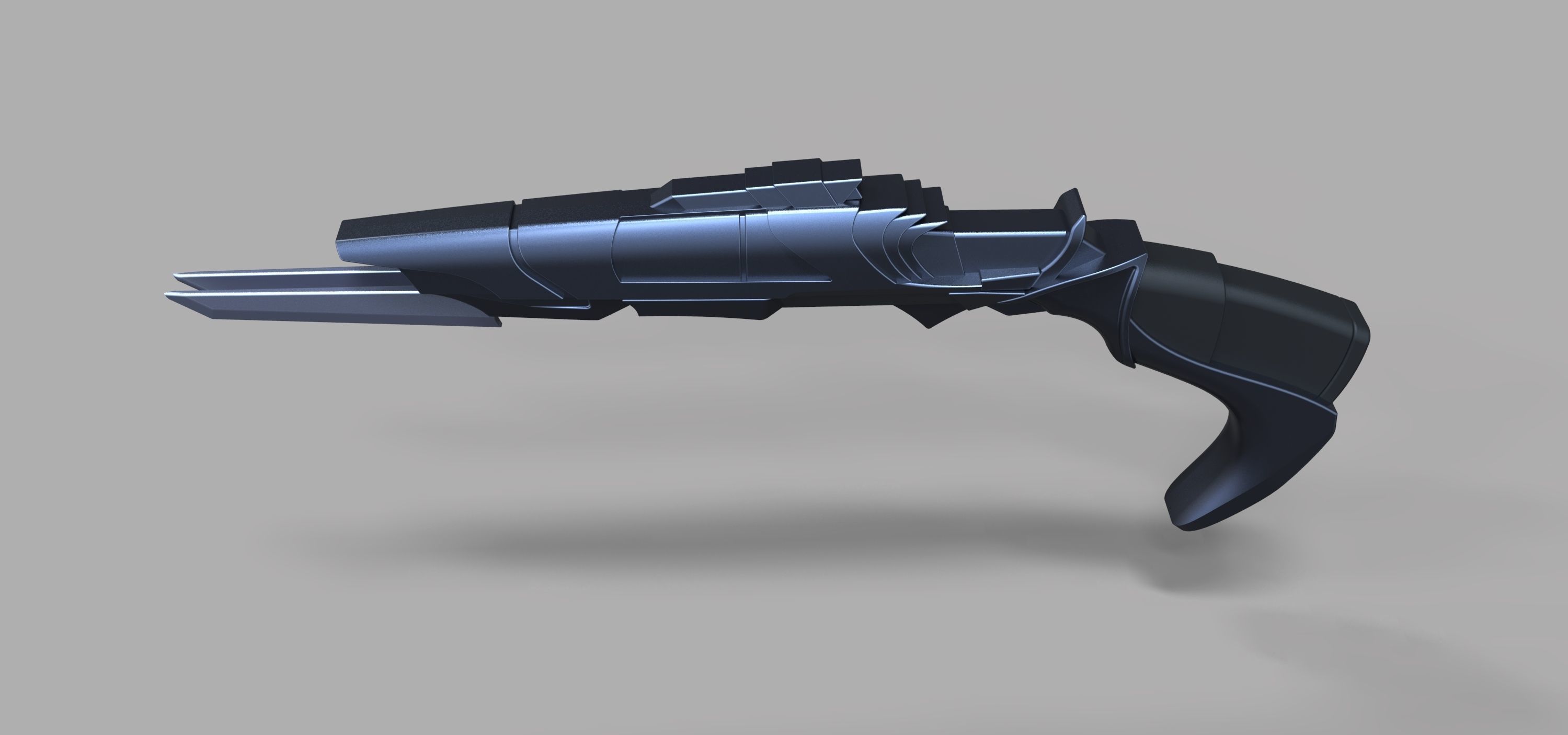 Klingon Disruptor from the movie Star Trek 3D print model_8