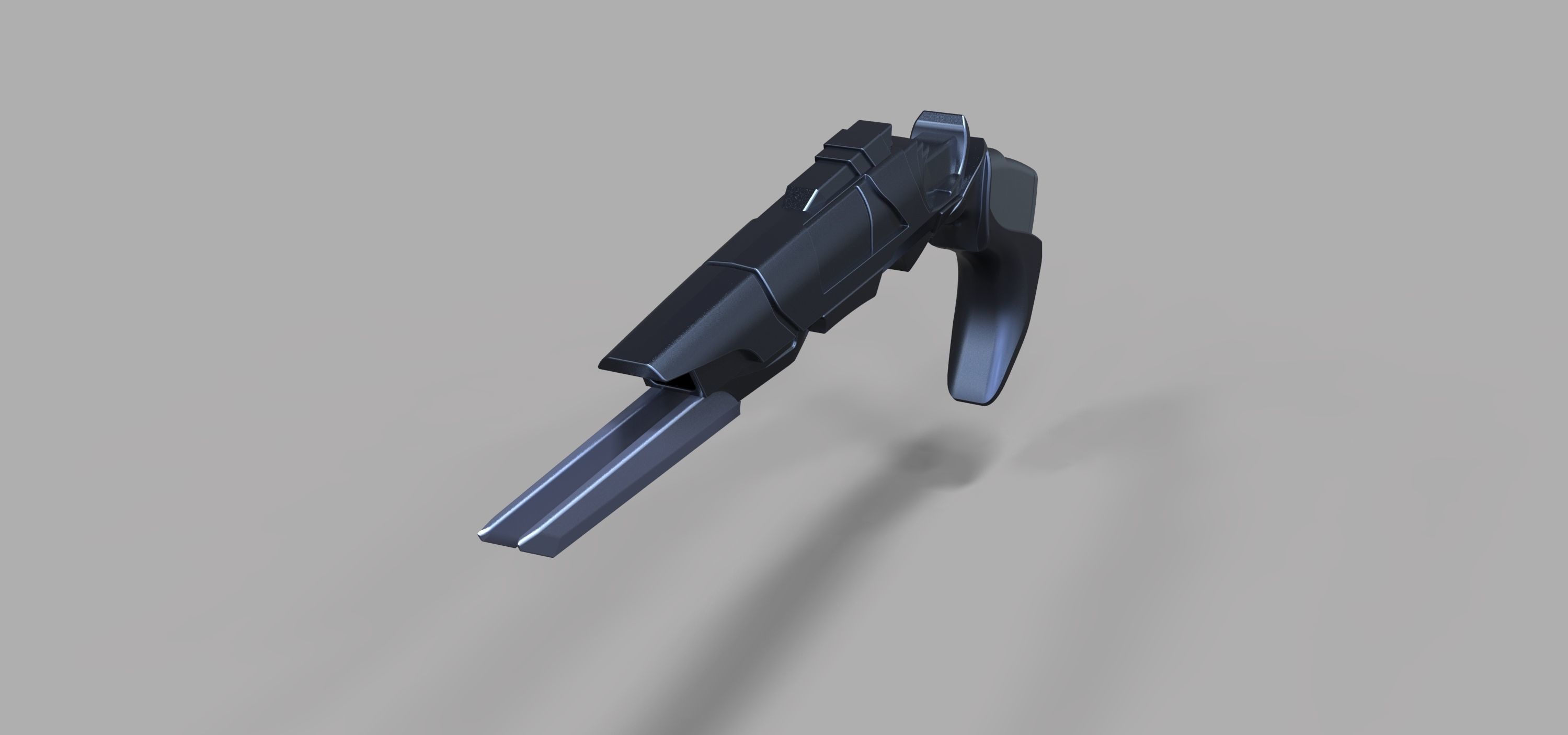 Klingon Disruptor from the movie Star Trek 3D print model_4