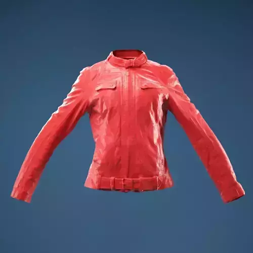 Leather Jacket Fully Closed