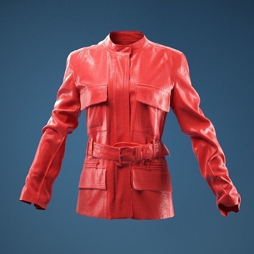 Jacket Multiple Pockets 3D model