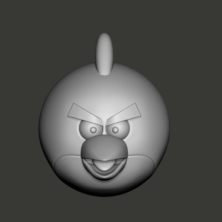 Angry BirdV  V02 3D print model_1