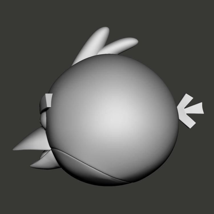 Angry BirdV  V02 3D print model_3