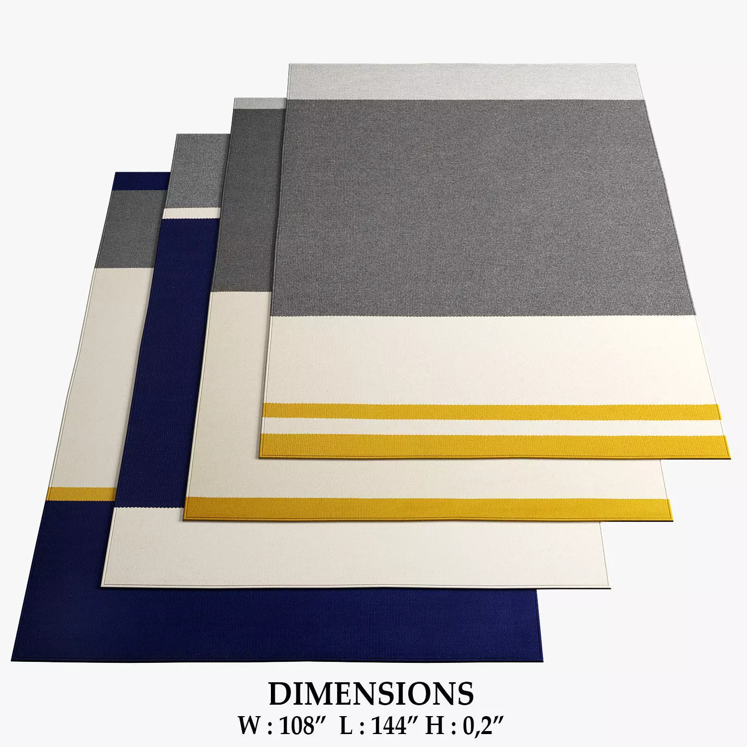 Valerie Objects Rugs 380 3D model