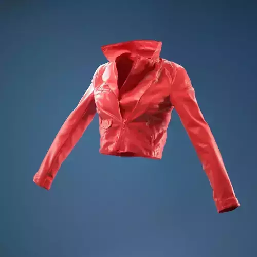 Half Open Leather Jacket