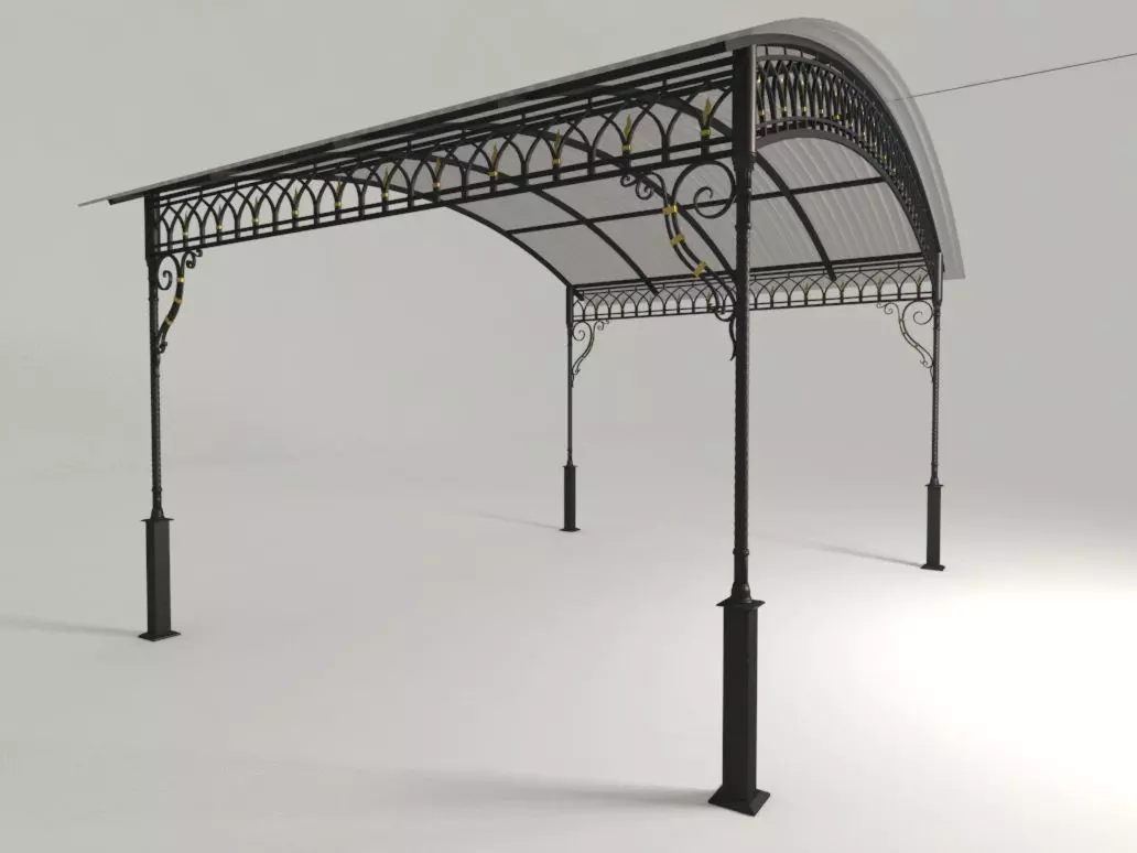 Forged visor 3D model_0