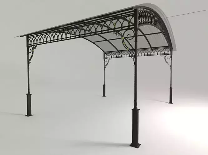 Forged visor 3D model