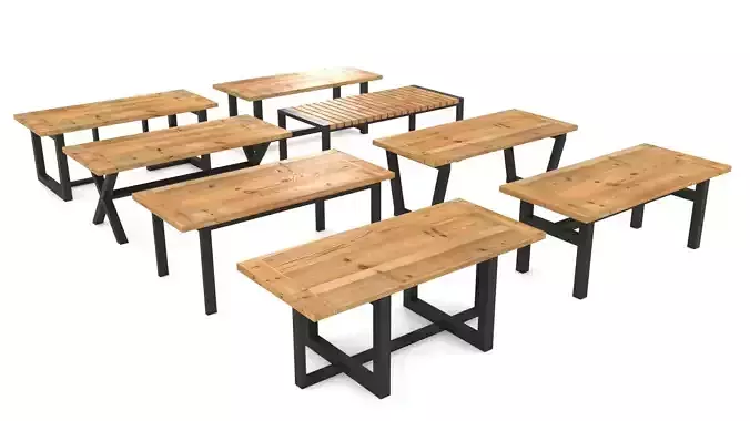 Wooden Table Set