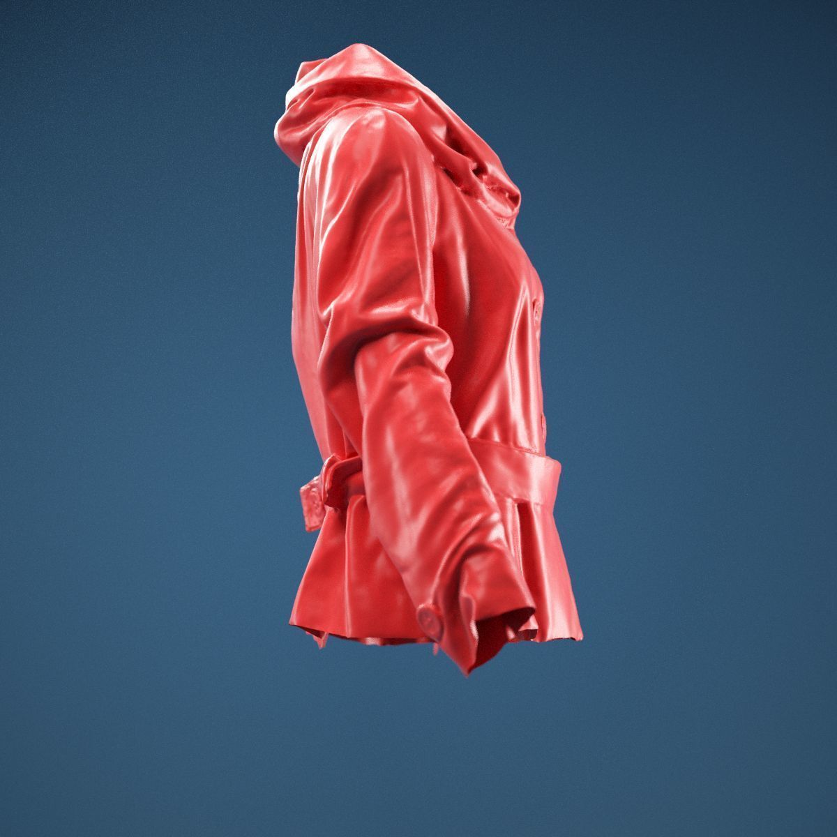 Gold Jacket Belt 3D model_3