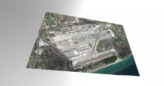 Barcelona International Airport Spain Free 3D model